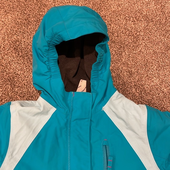 EUC LAND’S END girls squall jacket size 14 coat blue - Picture 2 of 7